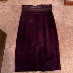 Vintage Danier Suede Skirt